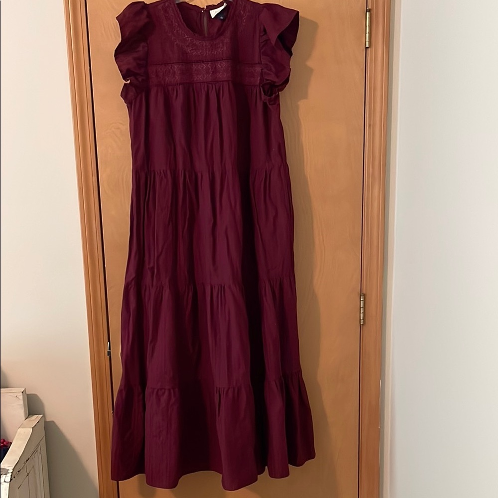 Universal Thread Red Ruffled Tiered Sundress